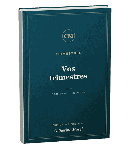 Vos trimestres — Dossier 1, édition vérifiée 2026